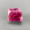Extremely rare red beryl crystal on matrix, 1.67 carats, two natural crystal faces, raspberry red color great translucency, available at sanctuaryofstones.com
