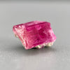 Extremely rare red beryl crystal on matrix, 1.67 carats, two natural crystal faces, raspberry red color great translucency, available at sanctuaryofstones.com