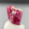 Extremely rare red beryl twin crystal 2.22 carats, hexagonal shape twins, raspberry red color great translucency, available at sanctuaryofstones.com