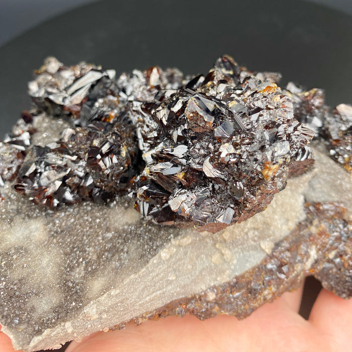 Elmwood Mine sphalerite extra large museum quality specimen 2.10 pounds Ruby Jack Sphalerite photo 7