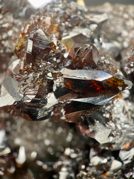 Elmwood Mine sphalerite extra large museum quality specimen 2.10 pounds Ruby Jack Sphalerite photo 10