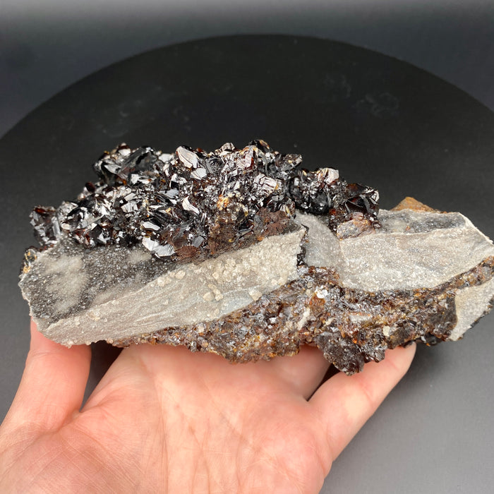 Elmwood Mine sphalerite extra large museum quality specimen 2.10 pounds Ruby Jack Sphalerite photo 8