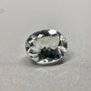 rare brazilian phenakite gemstone faceted oval shape on black background. available at sanctuaryofstones.com