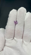 1.95 ct. Kunzite from afghanistan, cushion cut, VVS clarity, untreated, available on sanctuaryofstones.com sanctuary of stones dot com, video