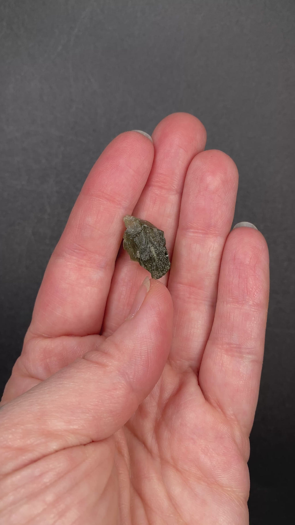 Raw moldavite tektite specimen, 2.188 grams authentic Czech moldavite available at sanctuaryofstones.com