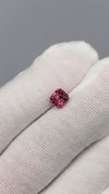 1.05 ct. Spinel (Medium-Deep Rose) from Tajikistan, untreated, asscher cut, VS clarity, available on sanctuaryofstones.com sanctuary of stones dot com, video