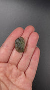 Raw moldavite specimen, authentic moldavite tektite, 2.741 grams available at sanctuaryofstones.com