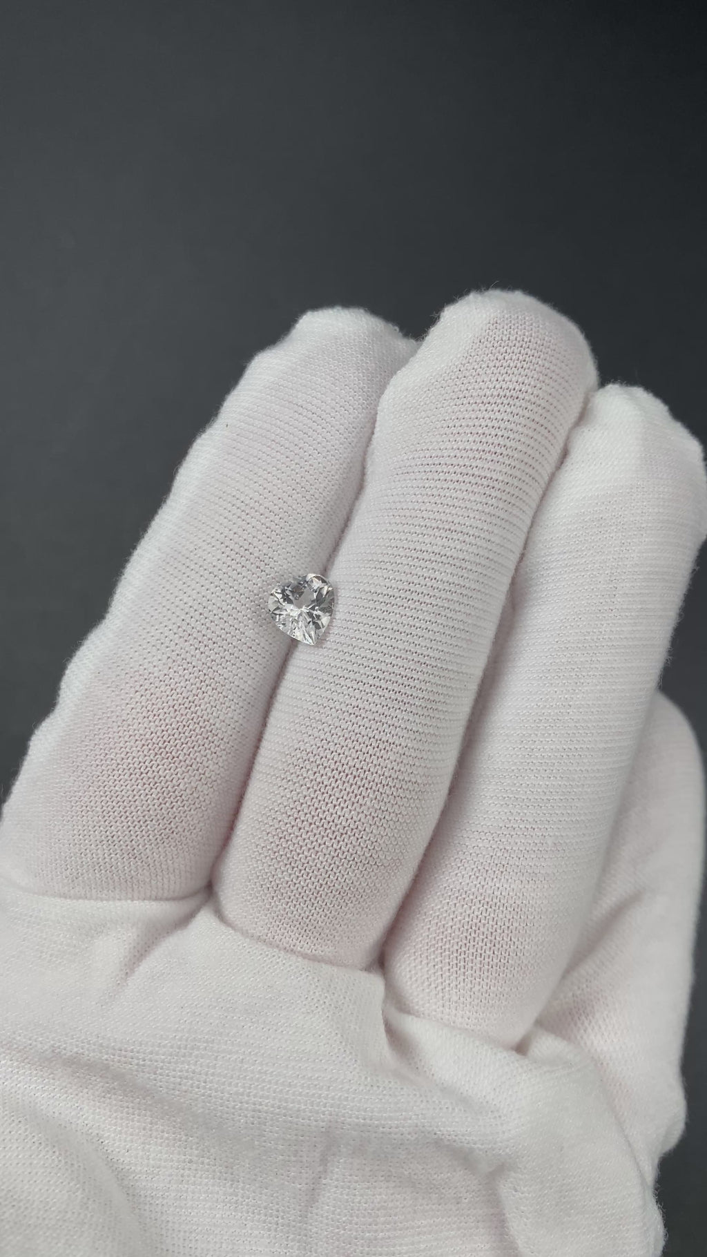Brazilian colorless phenakite pear cut gemstone, 0.935 carats, authentic phenakite available at sanctuaryofstones.com