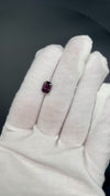 1.55 ct. Spinel Violet-Rose color, unheated and untreated, natural gemstone, elongated cushion cut, eye clean clarity, available on sanctuaryofstones.com, sanctuary of stones dot com, video