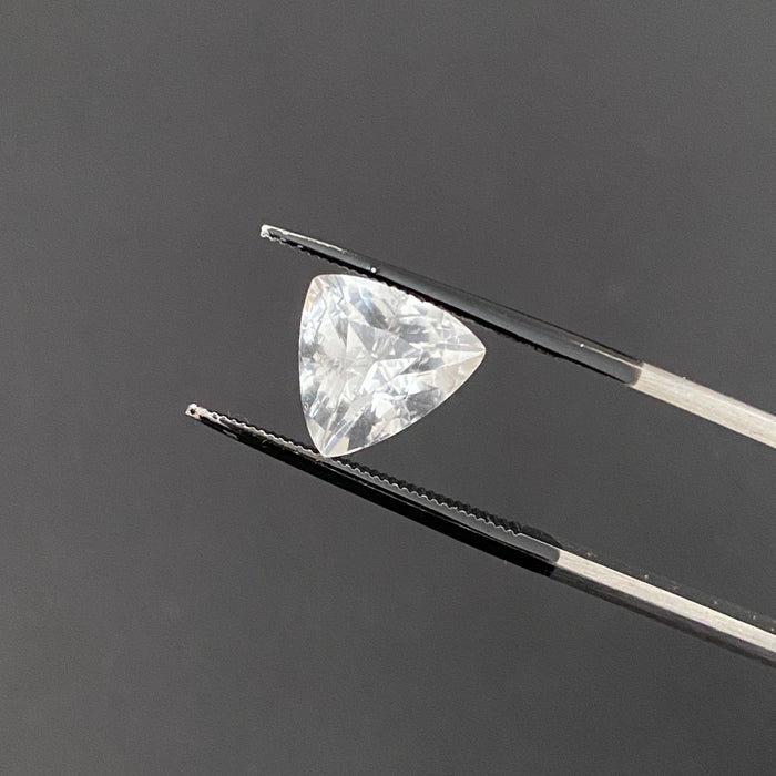 Brazilian Phenakite Trillion Cut Gemstone 2.90 cts (untreated)